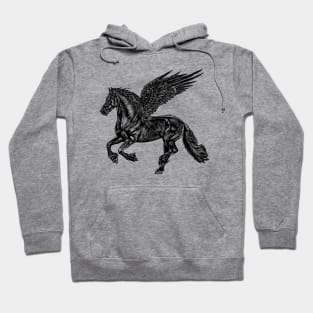 Pegasus illustration Hoodie